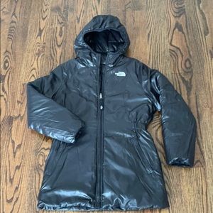 North Face Girls Jacket Black Reversible
